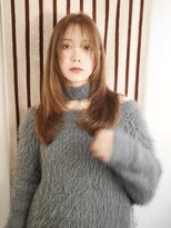 オグジュアリー 表参道(aux.)&nbsp;マロンベージュ×レイヤーカット