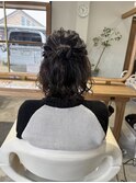 簡単ハーフアップ！