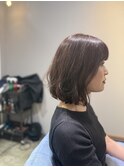 大人可愛い/ショートボブ/切りっぱなしボブ/ミニボブ/韓国パーマ