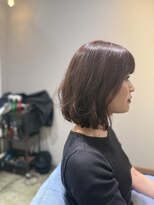 ワ ヘアー(wa-hair)&nbsp;大人可愛い/ショートボブ/切りっぱなしボブ/ミニボブ/韓国パーマ