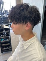 波巻きスパイラル/メンズパーマ/シャドウパーマ/サーフカール