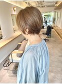 丸みくびれショート30代40代50代/白髪ぼかし/ブリーチ