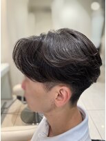アッシュ 池袋店(Ash)&nbsp;センターパート/曲がる縮毛矯正/メンズ縮毛矯正 ＃池袋駅