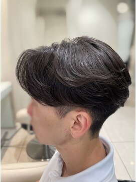 アッシュ 池袋店(Ash) センターパート/曲がる縮毛矯正/メンズ縮毛矯正 #池袋駅