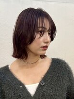 ファルベ(Farbe)&nbsp;ミディアムヘア/暗めカラー/グランマッシュ/デザインカラー