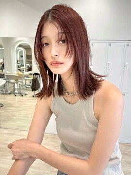 モーブ 代官山(mauve) 大人ガーリー/ダークアッシュ/似合わせカット［代官山］