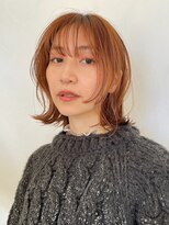 トリッカ シブヤ(TRICCA SHIBUYA)&nbsp;暖色/オレンジ/ボブ/ボブパーマ/ダブルカラー