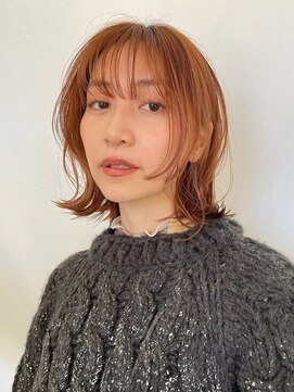 トリッカ シブヤ(TRICCA SHIBUYA) 暖色/オレンジ/ボブ/ボブパーマ/ダブルカラー