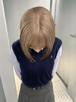 ペレ アネックス 大阪梅田茶屋町店(PELE ANNEX)&nbsp;ミディアムヘア/暗めカラー/グランマッシュ/梅田