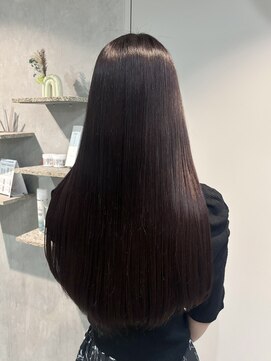 ラック(LUCK) ラベンダー/船橋/くすみベージュ/細めハイライト