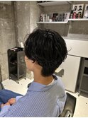 MEN’S HAIR/波巻ツイストスパイラル/フェザーパーマT