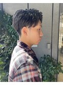 【men's】ビジネスマンでも出来る自然なアップバングスタイル
