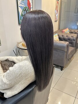 グレージュショコラ×シルクストレート