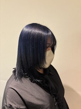 シエル バイ ケンジ 登戸 生田(CIEL by KENJE) ブリーチありブルーラベンダー/ハイトーンカラー