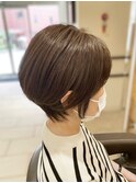 ショートヘア/ボブ/レイヤーカット/ミディアム/前髪