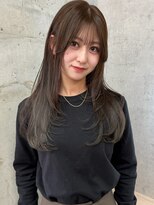 アロ 大阪梅田(alo)&nbsp;【momoa】オリーブカラー×レイヤーカット《レイヤー》