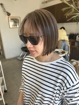 BRIDGE HAIR アンブレラカラー ボブ