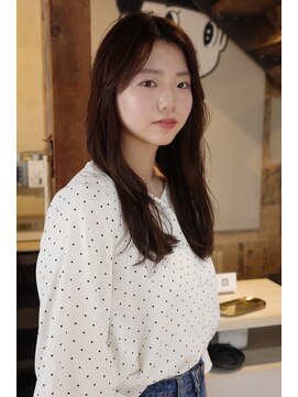 ホビー(HOBBY) medium straight perm