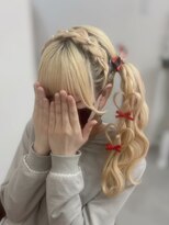 ヘアセットサロン ミント(Hair set salon MINT)&nbsp;ハートサイドテール☆