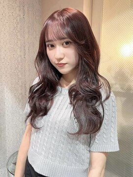 アクシス 栄店(`AXIS) 【Hinako】ワンホンレイヤー/ミルクティーブロンド/栄矢場町