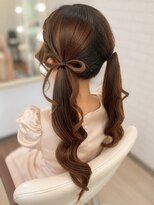 マカリィ 池袋店(Makalii)&nbsp;ツインテールリボンアレンジ