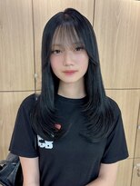 ヴィンスジオ 岐阜駅南(vince gio)&nbsp;レイヤーカット × ワンカール