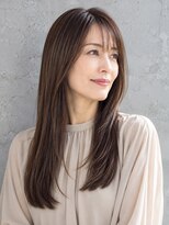 ヘアールームノエル(Hair room Noel)&nbsp;若見え×-5歳×エイジング×顔まわりレイヤー×グレイカラー