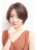 黒髪#ボブルフ#ネビージュ#小顔#ワンレン#髪質改善縮毛矯正#所沢