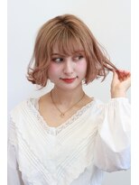 ヘアリゾートエーアイ 北千住店(hair resort Ai)&nbsp;小顔を強調するひし形シルエットのセミディ