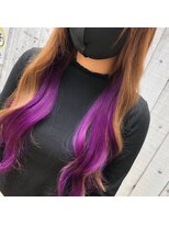 ヘイルジューシー(hail JUICY)&nbsp;原色カラーエクステ☆パープル☆