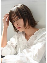 ユノ(juno) 【juno】ハイトーンカラー☆切りっぱなしボブ