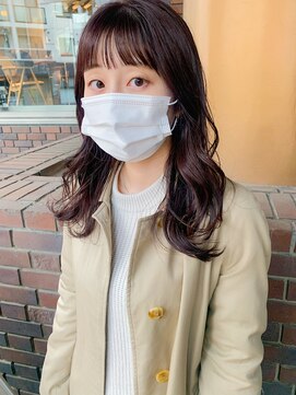 ムク(MUKU) カシスブラウンのラフウェーブ