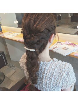 プリマ アンジュ 中目黒店(PRIMA ange) 卒業式 結婚式 パーティー ヘアセット ヘアアレンジ 中目黒