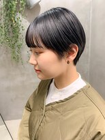 テトヘアー(teto hair) マッシュショート、ベリーショート、黒髪、ワイドバング