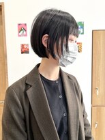 アノネ(anone)&nbsp;顔まわりレイヤーボブ×髪質改善カラー