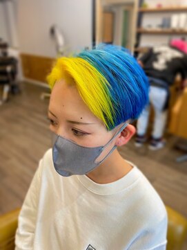 トルチェ(toRtue) ブルー×イエロー　アクセントカラー