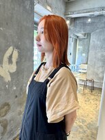 ハマモト&nbsp;オレンジカラー/ブリーチカラー