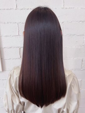 アトリエ ミム 二子玉川店(atelier mim) 髪質改善 縮毛矯正 ブラウンカラー ストレート