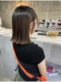【eta】ブリーチ毛×酸性ストレート/梁本