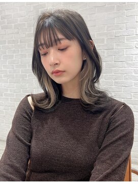 レイラバイアフロート 吉祥寺(Lila by afloat) インナーカラー/ミルクティーベージュ/くびれヘア