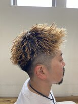 スウェル 千葉店(Swell)&nbsp;＊ハイトーンパーマ×スパイキーショートmen's [千葉]