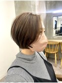 前髪長めショート