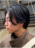 センターパートニュアンスパーマ韓国カルマパーマコンマヘア