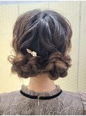 ツインのおだんご☆結婚式にも◎