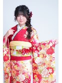 ガーリースタイル/心斎橋/ヘアメ/セットサロン