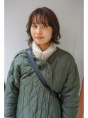 くせ毛風ボブパーマ