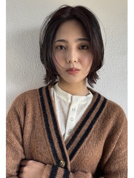 スリー スタンド(THREE STAND) ボブレイヤー×モノトーンラベンダー