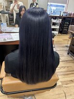 デビュー ヘアーメイク&nbsp;黒髪/ボブルフ/ネビージュ/小顔/ワンレン/水戸/髪質改善/前髪