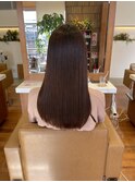 髪質改善ストレート×ロングヘア
