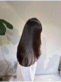 ロングレイヤー 艶髪ストレート ネビージュ【20代/30代/40代】
